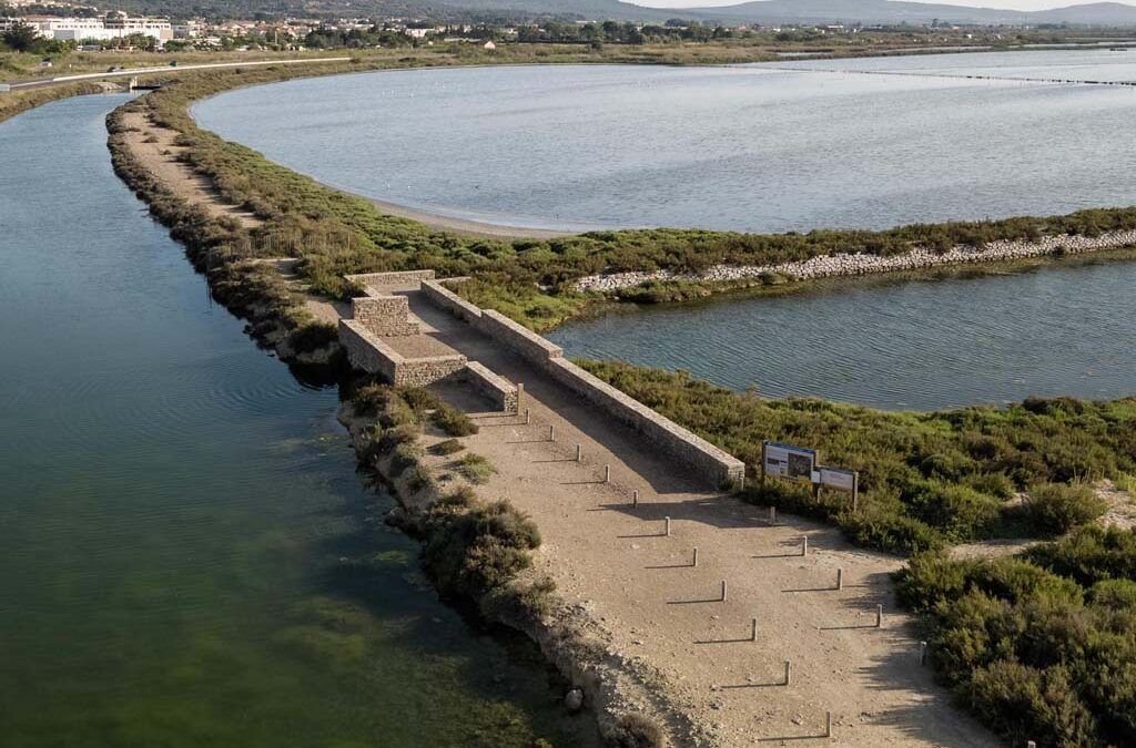 Entrées du site des salins de Frontignan